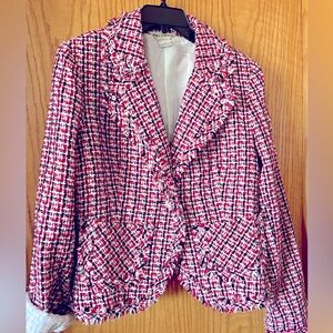 Women’s Blazer Red/White/Black, S